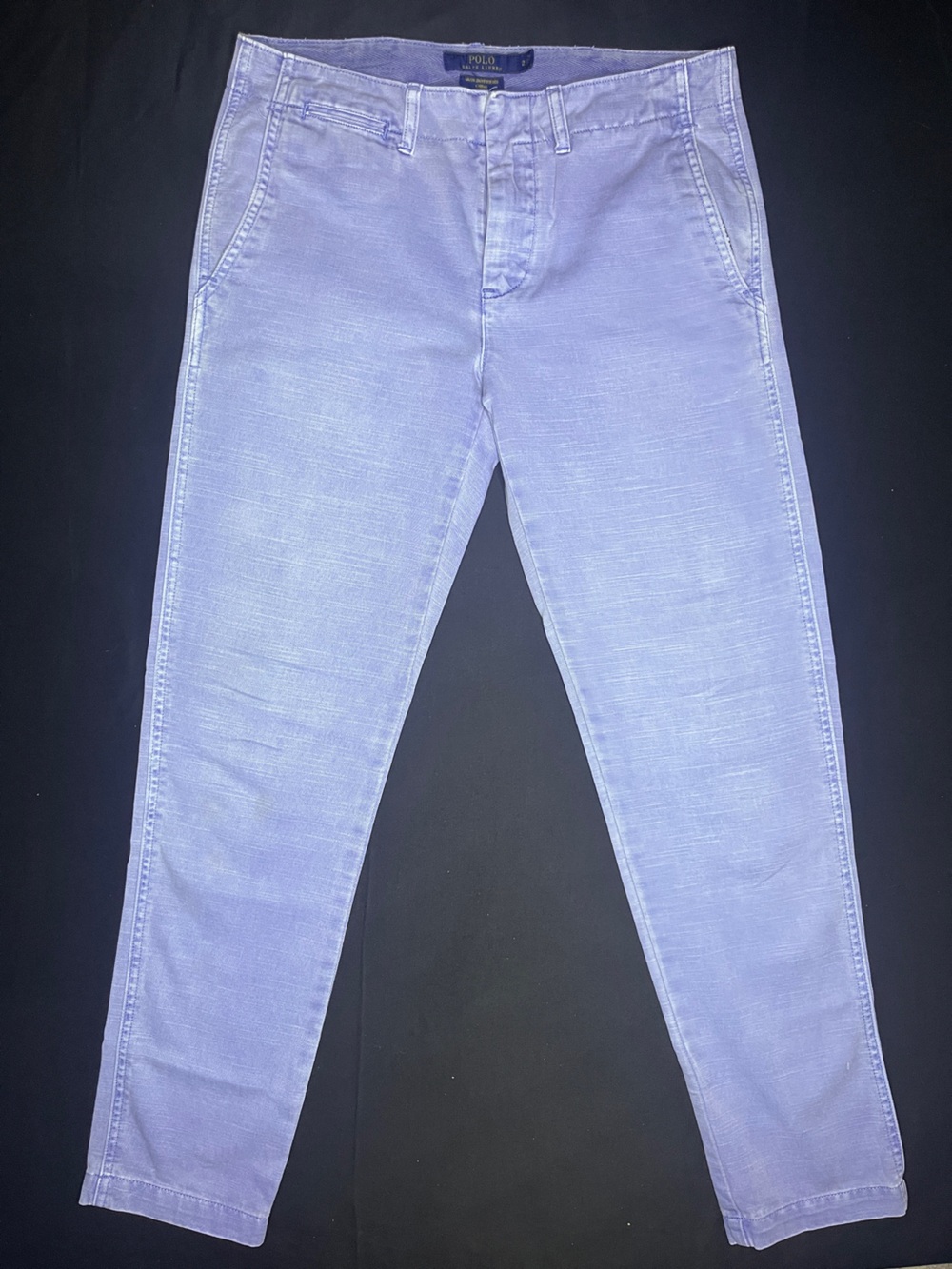 Polo by Ralph Lauren Light Blue Quinn boyfriend chino pants size 2